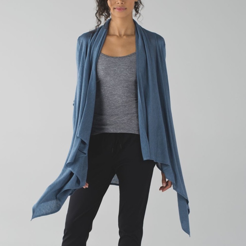Lulu Lemon Blue Cardigan